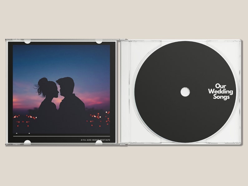 Custom CD Jewel Case Custom With Pics & Songs Fast FREE Etsy