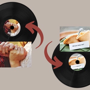 Personalized Vinyl Record Mixtape, Custom Playlist LP, Wedding Gift image 6