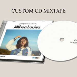 Custom CD + Jewel Case, Custom With Pics & Songs Fast - FREE Shipping Compact Disk Playlist Great for Gifts!