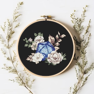 Dungeons and dragons d20 cross stitch pattern PDF - digital download – dnd nerdy geeky funny gamer fantasy rpg modern CS76