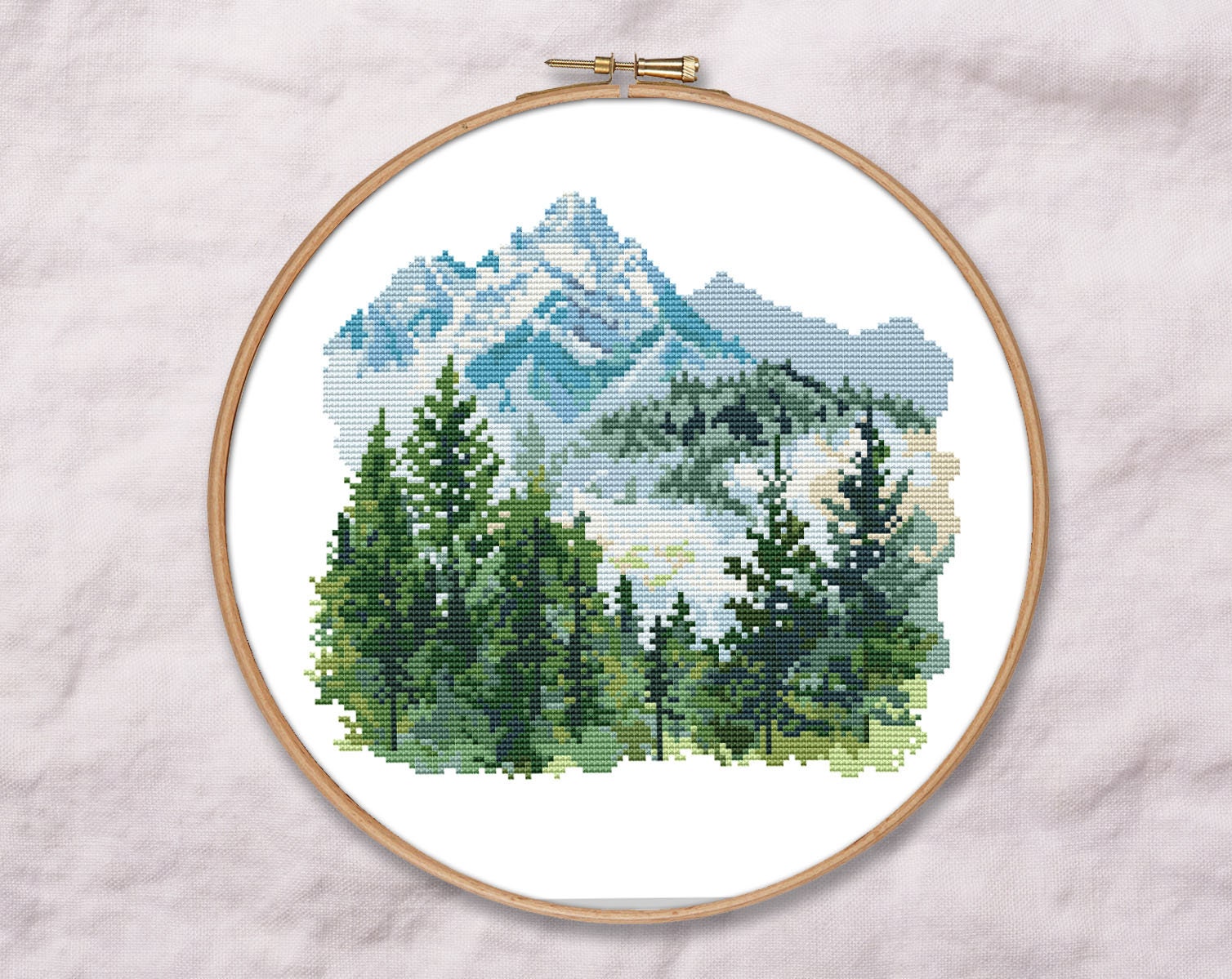 forest-mountains-cross-stitch-pattern-pdf-nature-landscape-trees-summer-woodland-camping-hiking-instant-download-cs70-etsy
