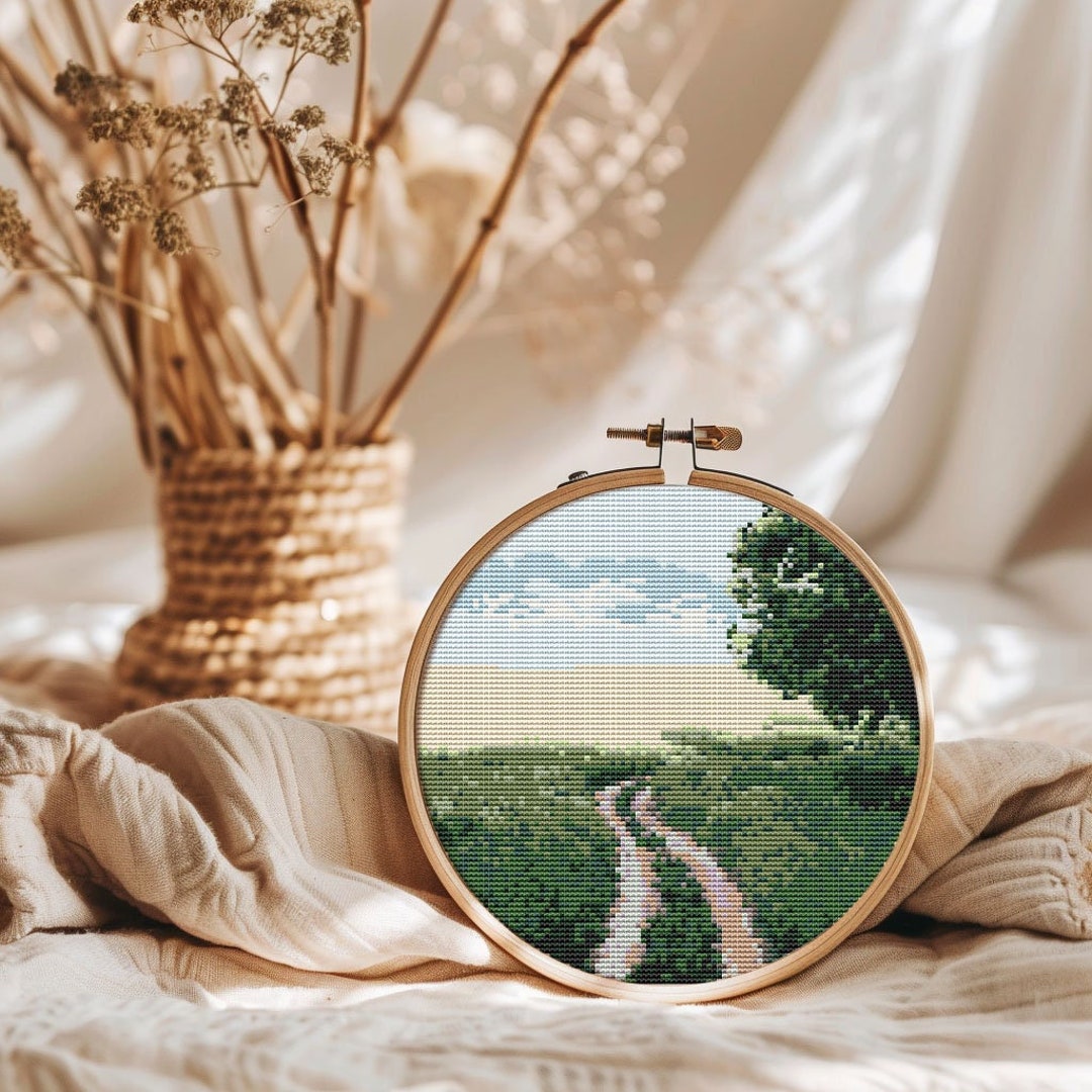Landscape Cross Stitch Pattern PDF - Instant Download - Nature
