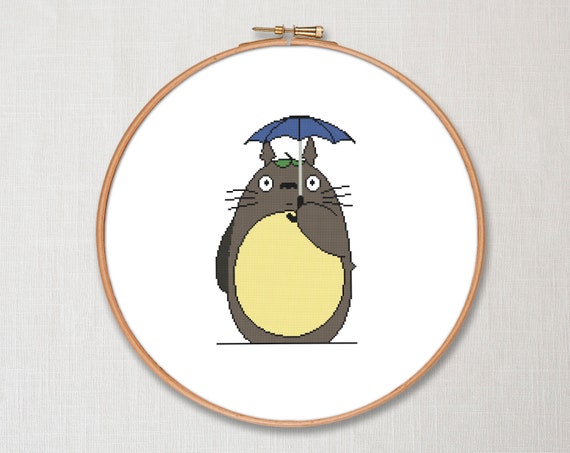 Totoro Cross Stitch Pattern Pdf Instant Download Anime Etsy Totoro Cross Stitch Pattern Pdf Instant Download Anime Etsy