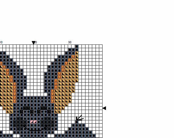 Spooky Bat Cross Stitch Pattern PDF - Halloween Embroidery Gift Cute ...