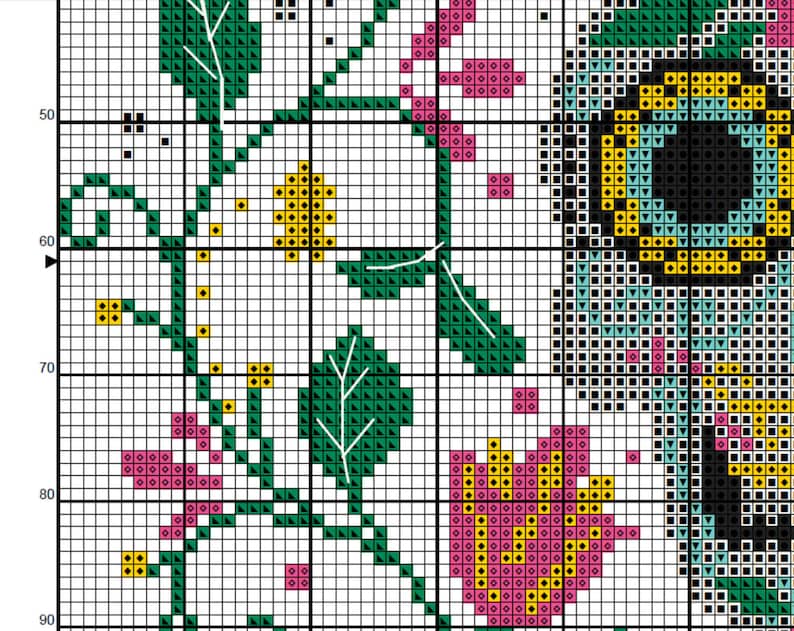 Dia De Los Muertos Cross Stitch Pattern PDF - Instant Download - Day of ...