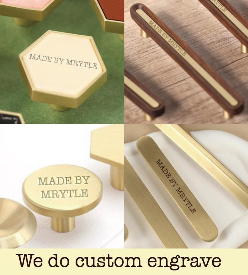 Barocke Knöpfe aus massivem Messing Griffe, Gold Schrank Türgriffe, individuell gravierte rocco Schrank Knöpfe, Kleiderschrank Türgriff, antiker Messingknopf Bild 10