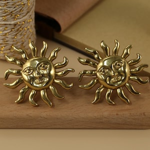 Sun brass Drawer knobs,Children room Nursery handles,Custom Engraved Cupboard Door Pulls,Solid brass cabinet knob,Wardrobe pull,Dresser knob