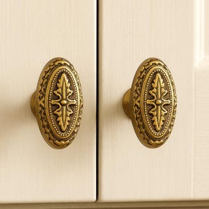 Baroque drawer knob,Antique brass Pull knob,Custom Engraved Cupboard Door Handle,dresser cabinet Knob,Gold wardrobe handle,Solid closet pull
