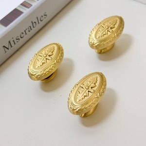 Baroque knobs solid brass Pulls Handles,gold Cupboard Door Handles,Custom Engraved rocco cabinet Knobs,Wardrobe Door pull,Antique brass knob