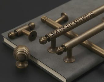 Custom Engraved Antique brass cabinet long handles,Drawer Dresser Knobs handles,Cabinet Pulls,modern Furniture Hardware,wardrobe T bar pulls