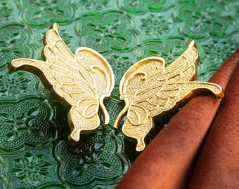 Boutons papillon en laiton,Boutons papillon de luxe, poignées de porte d’armoire, boutons d’armoire modernes, quincaillerie de meubles, poignées de commode, poignées de porte