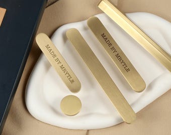 Flat solid brass cabinet pulls,brass Cupboard Door Handles,Custom Engraved drawer round knob,dresser hardware pull,wardrobe handle,door pull