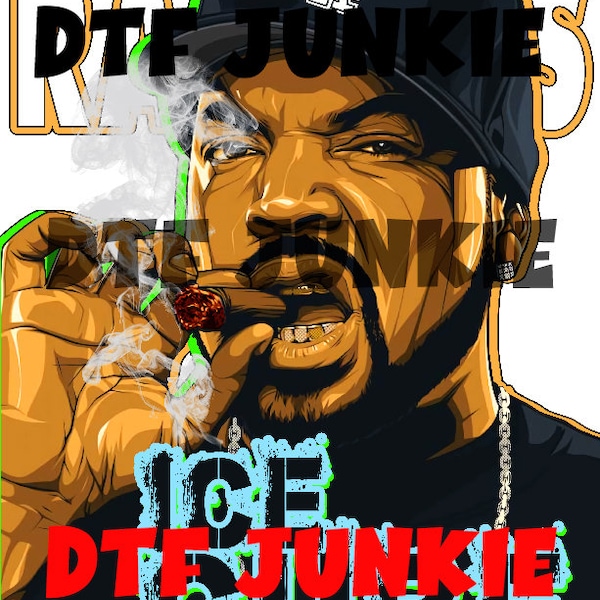 Ice Cube, West Side, Ice Cube DTF Transfer, Ice Cube DTF Heat transfer, Ice Cube T-shirt Design