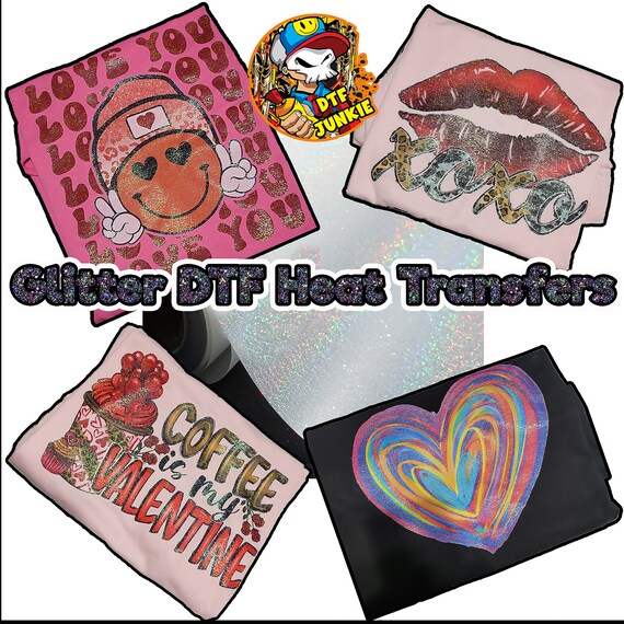custom glitter transfers