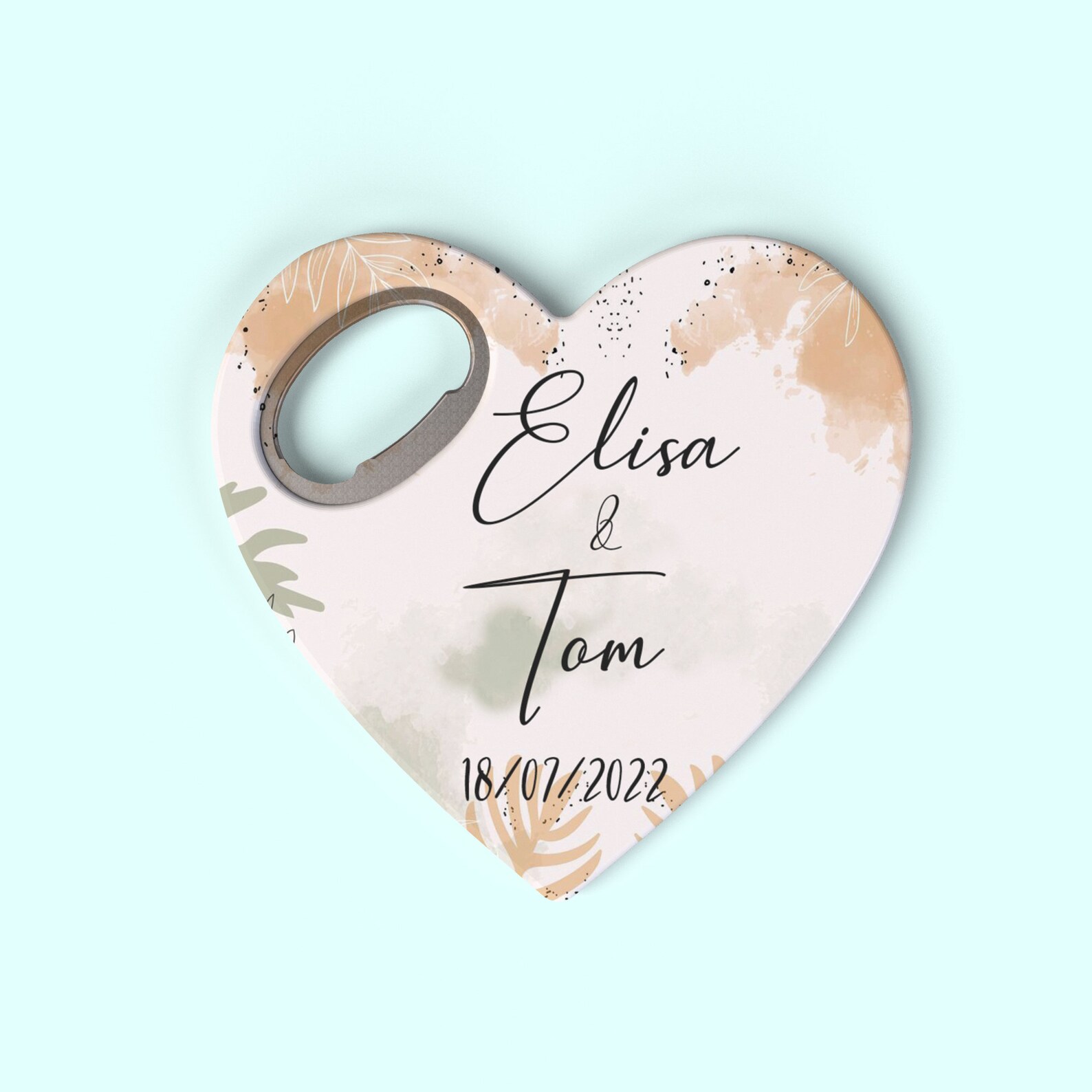 Heart Fridge Wedding Favor for Guests Bottle Opener Etsy