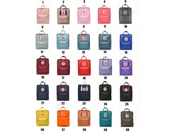Kanken Embroidered Mushrooms Flowers and Bee Custom Fjallraven Kanken Backpack Embroidery Personalised Kanken Kanken Embroidered Etsy