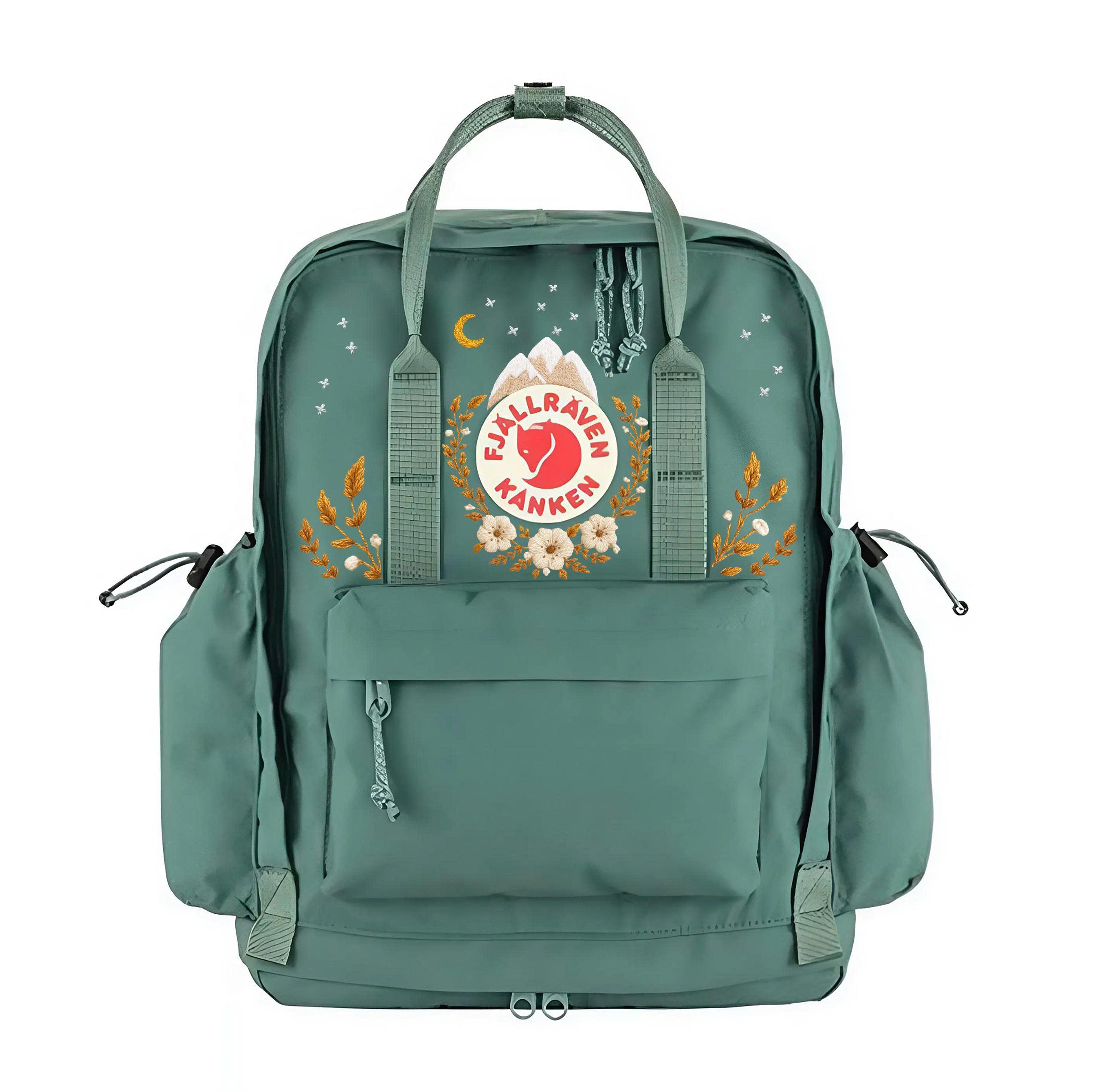 kanken mini leaf green backpack brightside boutique Fjllrven - Compact Everyday Carry, Durable Vinylon Fabric The Fjallraven Kanken Mini Backpack is a kids backpack for school Kanken Mini Backpack Frost Green