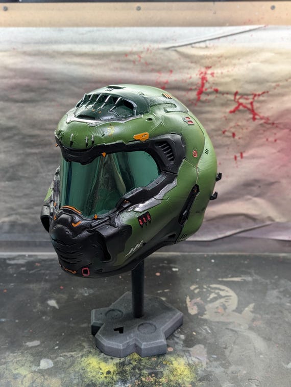 Wearable DOOM Slayer Helmet *RESIN PRINTED - Etsy