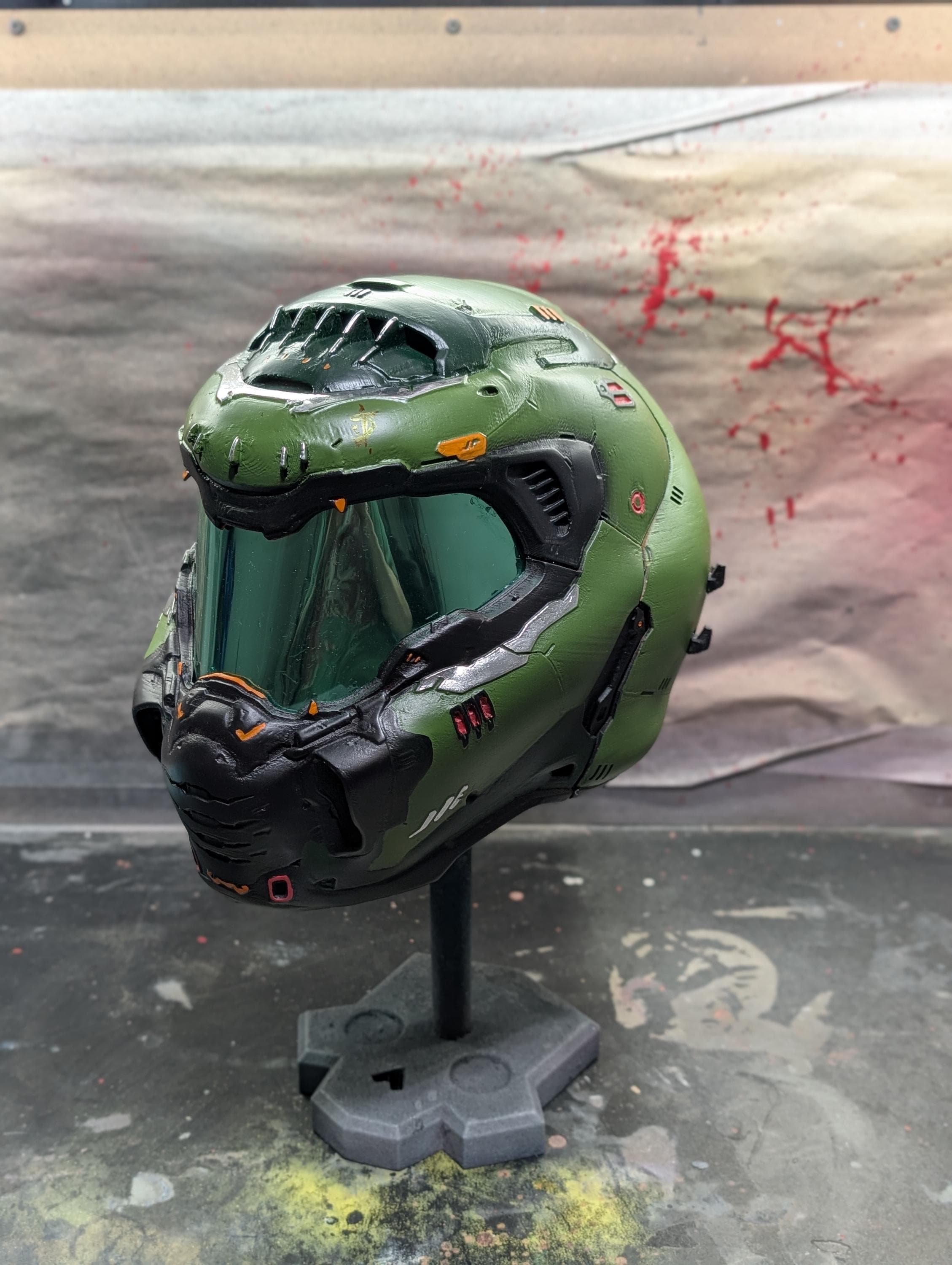 Doom Slayer ドゥーム ヘルメット Amazon.co.jp: Avafierce ドゥームマスク コスプレ エターナル