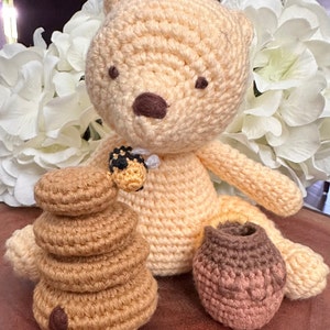 Classic Pooh Amigurumi (PATTERN ONLY)