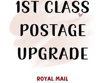 Postage Upgrade to First Class - Cards only