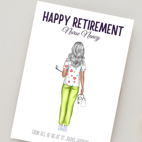Nurse Retirement Etsy UK