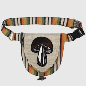 Rustic Cotton- Hemp Belt Bag
