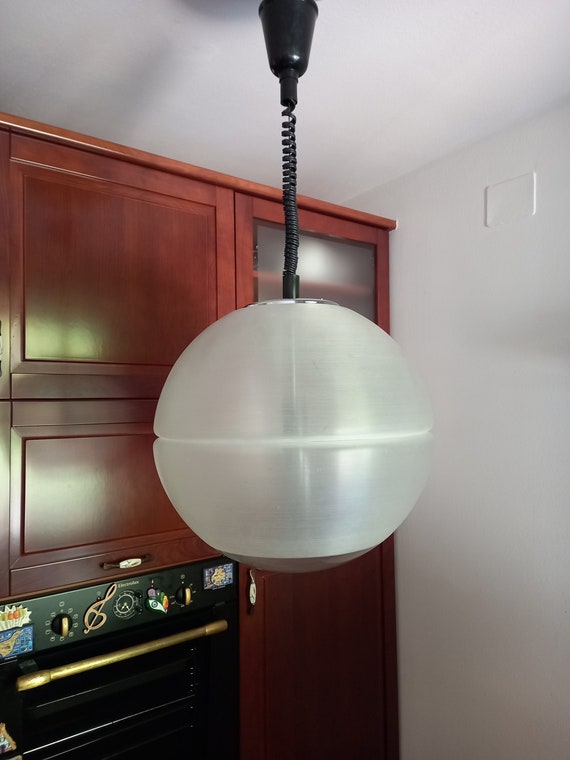 Vintage hanging globe lamp deals