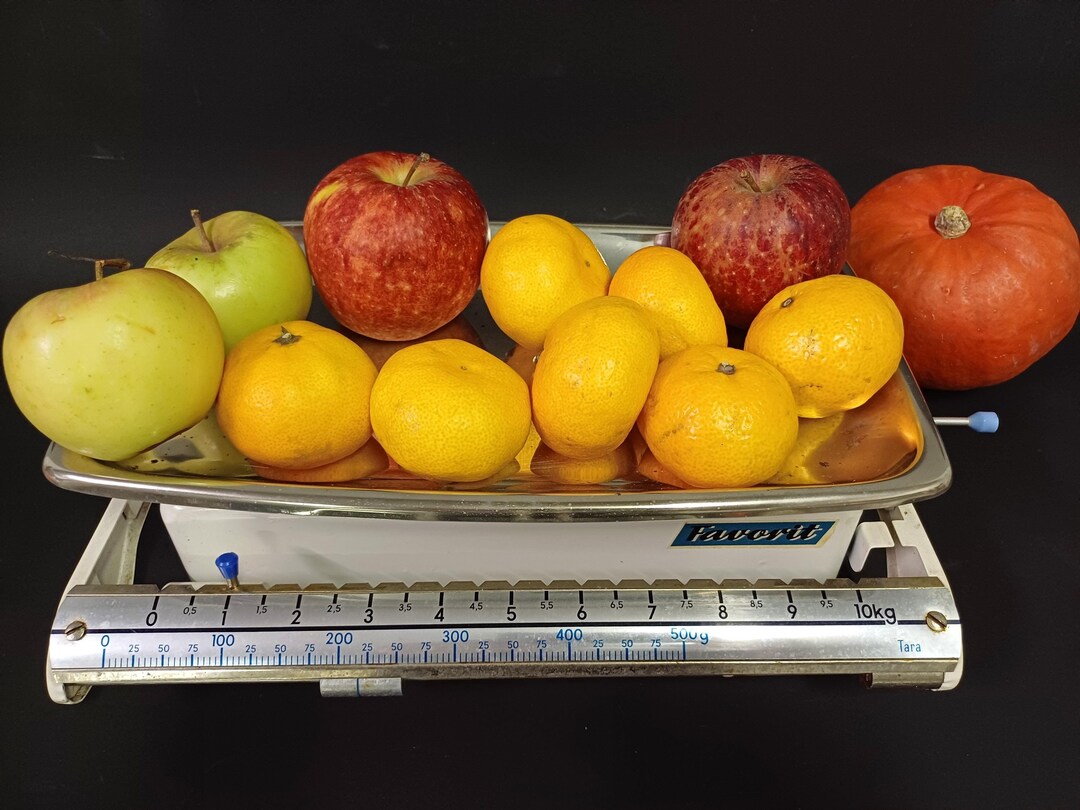 Kitchen Scale / Vintage Scale / Crome-plated Scale - Etsy