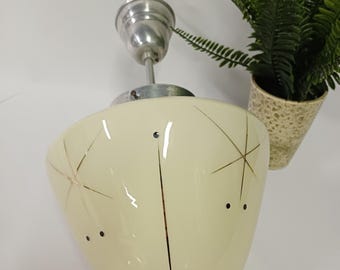 Lampada a sospensione di metà secolo / Lampada da cucina retrò / Plafoniera / Lampada a sospensione