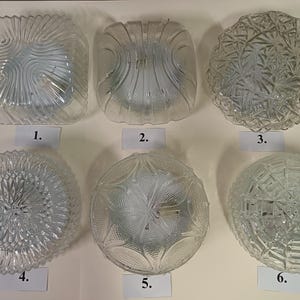 Bigger Plafoniera / Vintage Ceiling Light / Transparent Glass Light / Wall Light / Sconce / Vintage Light Fixtures