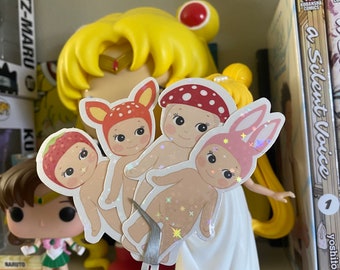 Sonny Angel Sticker | Glitter Stationary Gifts | Kawaii Sticker