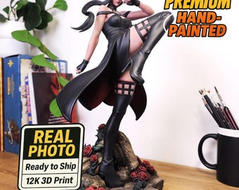Yor Forger 3d statue painted | Spy x Family anime figure | 35cm tall - pro painted print | Anime character | Gift for anime fans