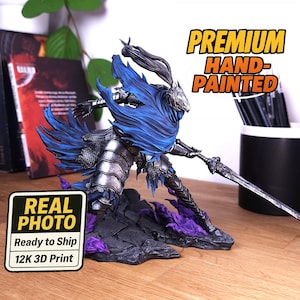 Artorias  3d statue painted | Dark Souls miniature | 18cm tall  - pro painted print | Video games statue | Perfect video games gift