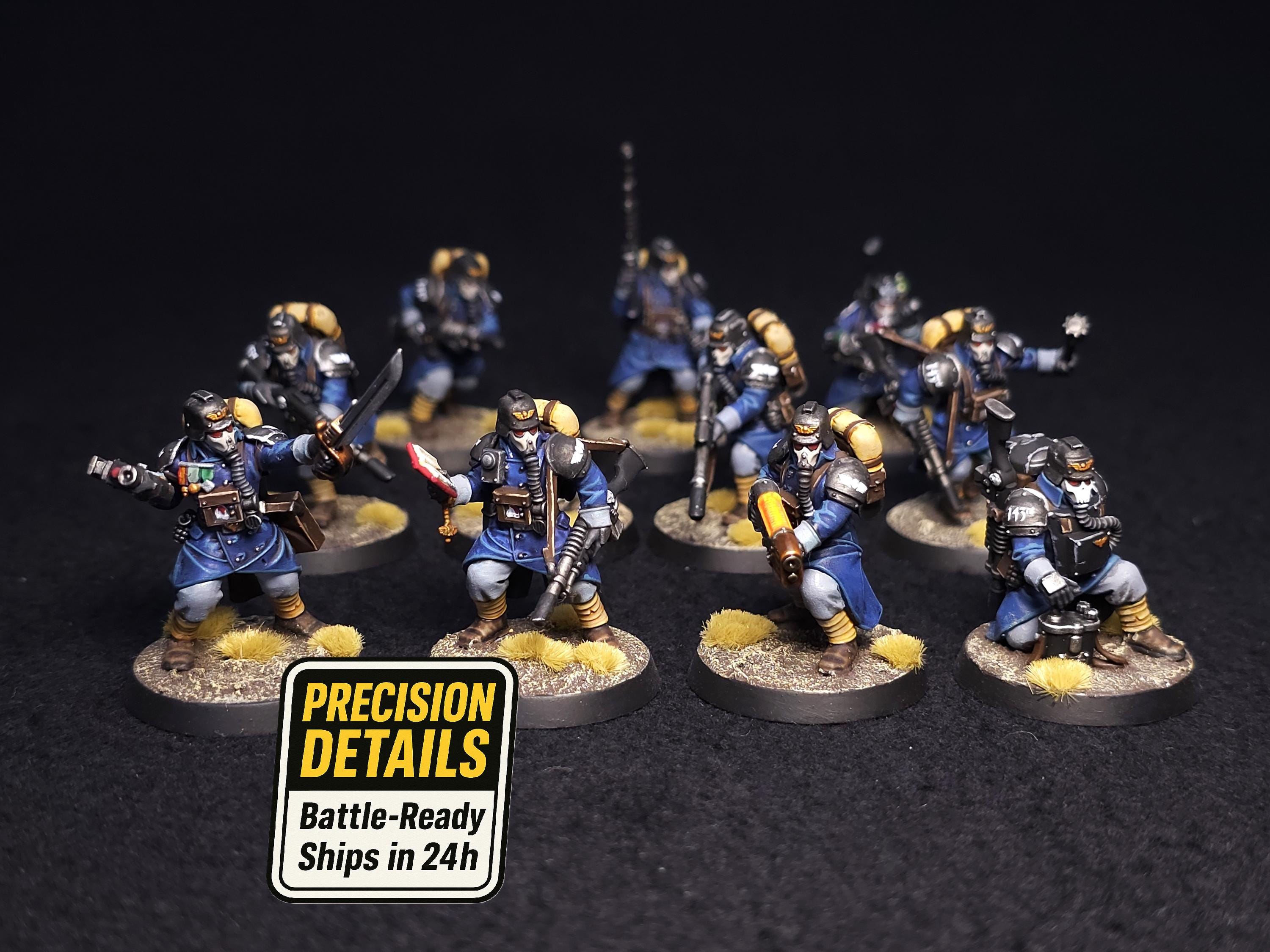 Kill Team Death Korps Of Krieg Kasrkin – Dipinto Warhammer 40k Astra Militarum