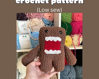 Schema all'uncinetto DOMO (SCHEMA DIGITALE) Non è un peluche fisico