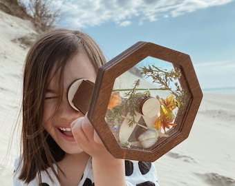 DIY kaleidoscope kit for kids, Outdoor toys for toddlers, gift for kids, Toddler Toys for Girls For Boys, Nature lovers gift