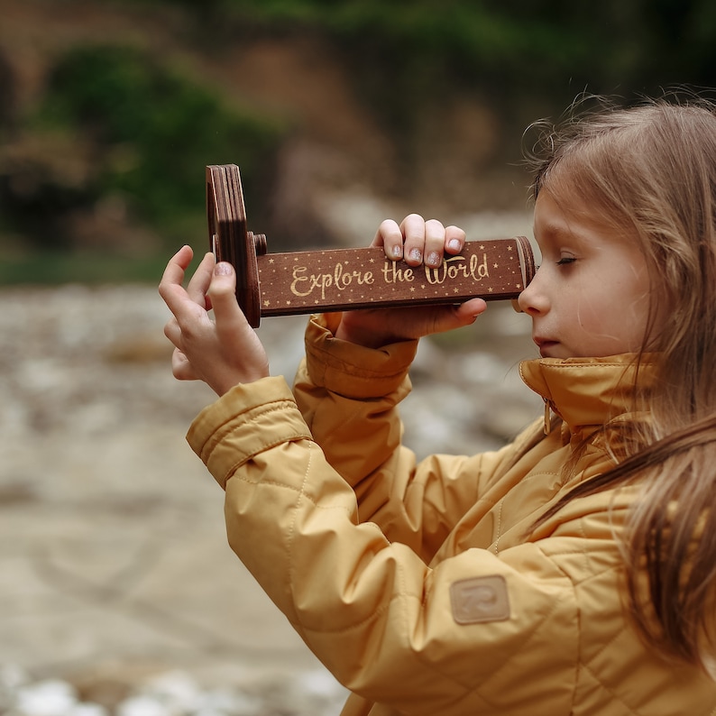 Kit kaléidoscope DIY pour enfants, Jouets dextérieur pour les tout-petits, cadeaux pour les enfants, Jouets pour tout-petits pour filles pour garçons, Cadeau amoureux de la nature image 5