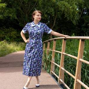 House print dress top