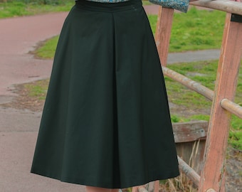 Henriëtte 1950's A-line skirt sewing pattern, PDF print at home reproduction instant dowload