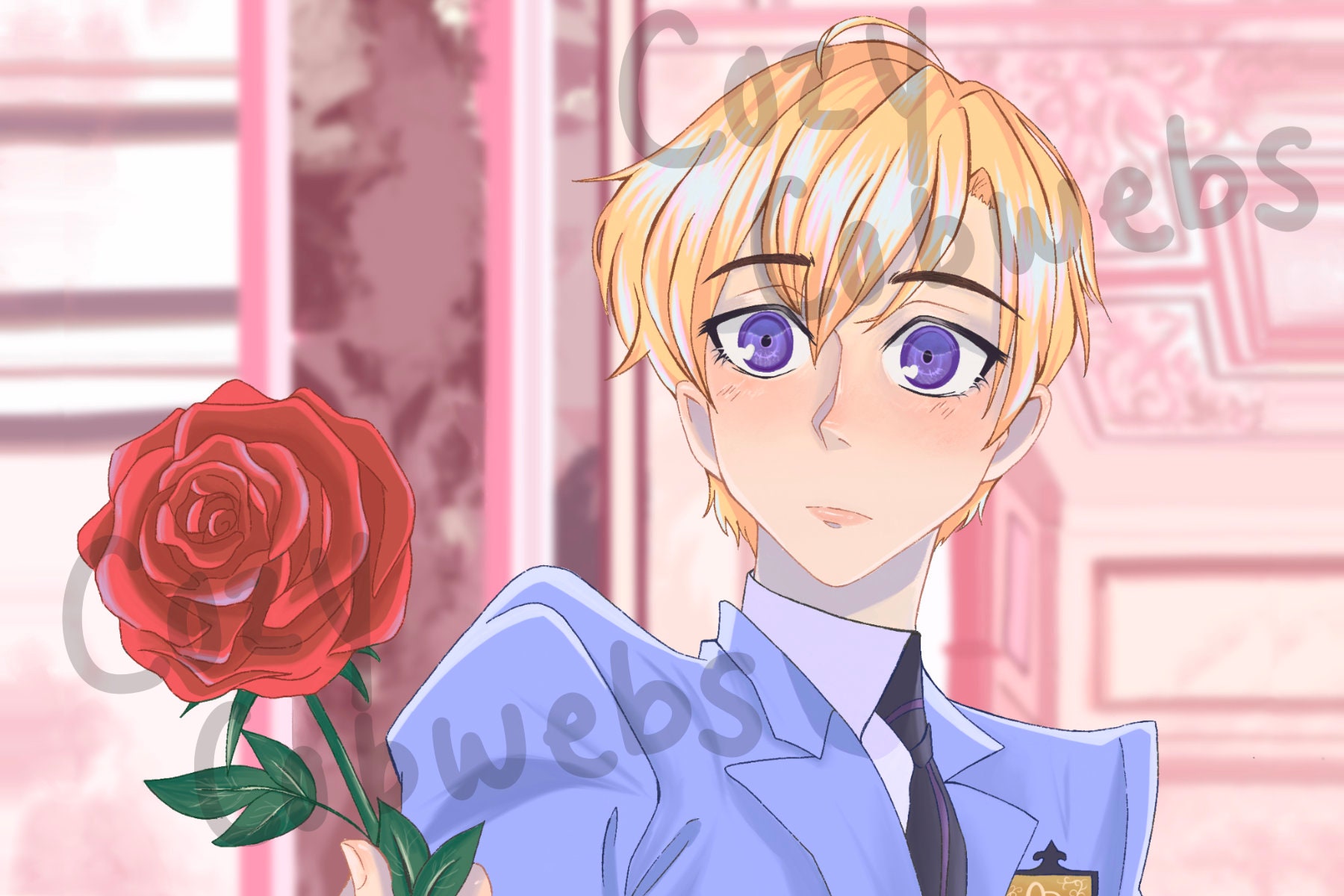 1/6 Scale Tamaki Suoh \u0026 Haruhi Fujioka - Ouran High School Host Club Resin  Statue - NiuZi Studio - FIGURETOPIA, image size:1800x1200