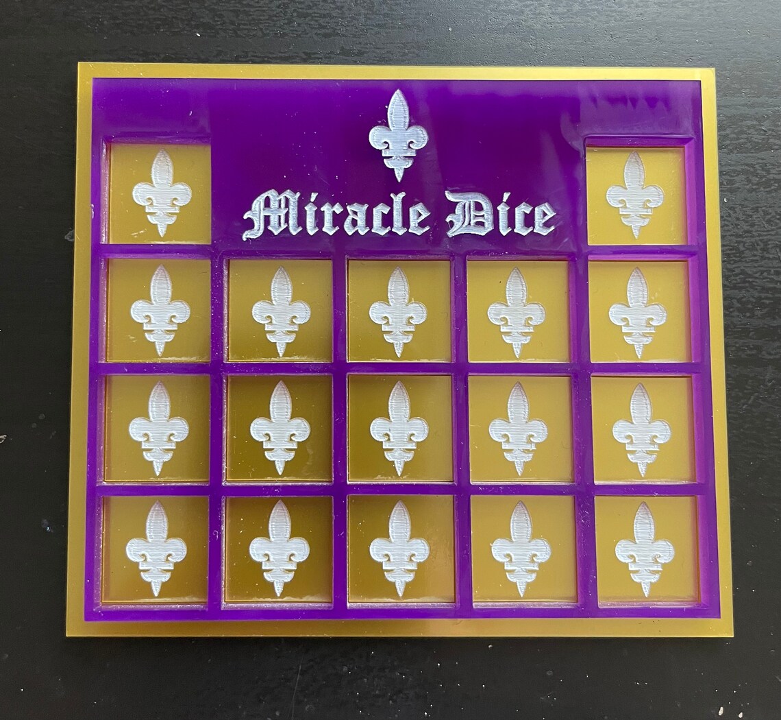 40k Warhammer Miracle Dice Tray for Sisters of Battle Etsy