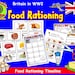 Britain WW2 Food Rationing Worksheets, Food Rationing Facts and ...