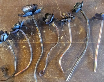 Recycled Metal Flowers (custom)