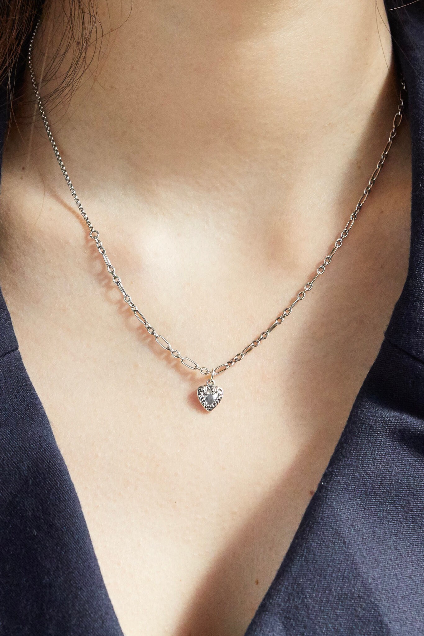 N375 - Silver Sentiment Pendant Necklaces - Etsy