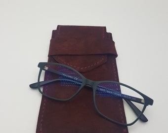 glasses case, leather glasses case