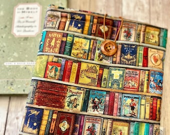 Classic Fairy Tales padded book sleeve | tablet cover | button closure