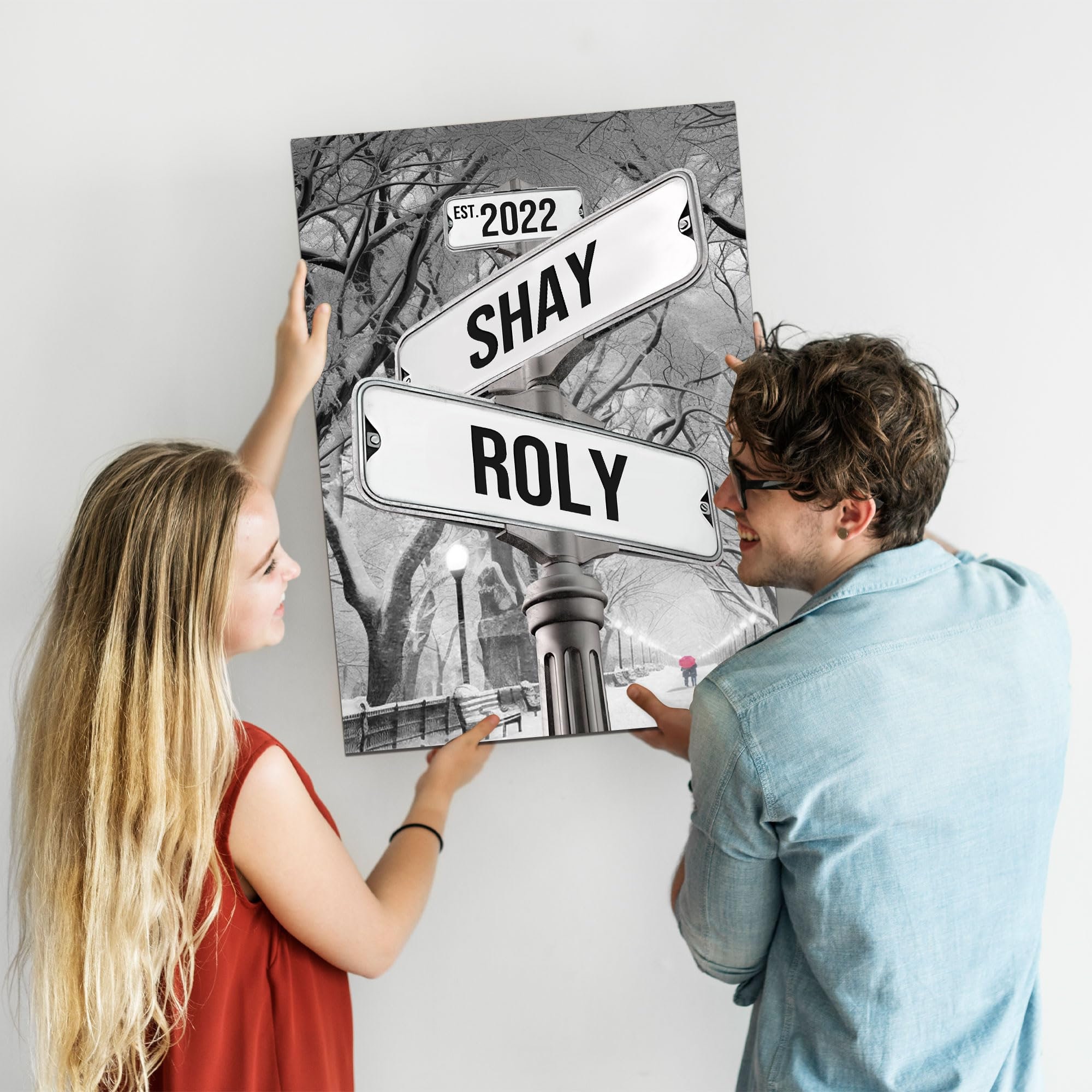 Affiche Couple Personnalisée Pour La Saint Valentin 2024
