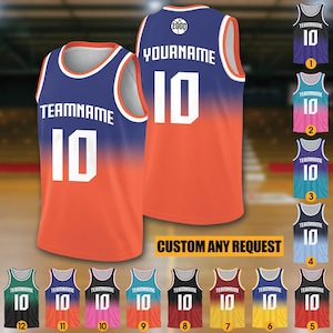 Personalisierte Basketball Jersey Team Name Nummer Jersey für Erwachsene Jugend Kind, Basketball-Geschenke für Basketball-Fans, Spieltag Trikots