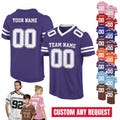 Personalized Team Name & Number Football Jersey Shirt For Adult Kid, Custom Football Jersey Shirt, Game Day Outfit For American Football Fan product logo